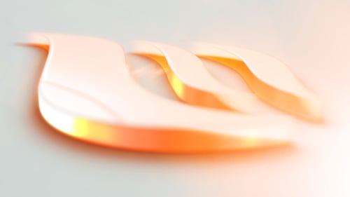 Modern 3D Glossy Logo Reveal