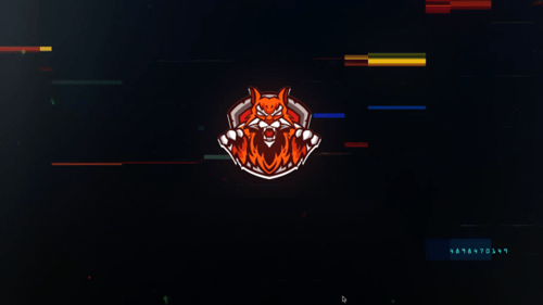 Dynamic Glitch Intro with Futuristic Typography