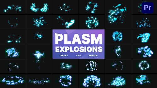 Plasm Explosions | Premiere Pro MOGRT
