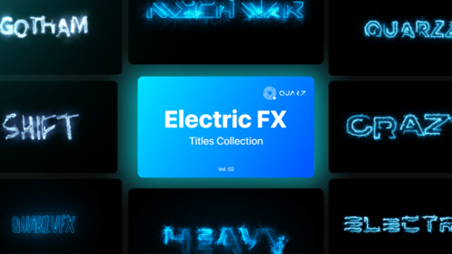 Electric Neon Text Reveal Animations Pack