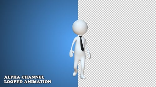 Marche confiante d'homme