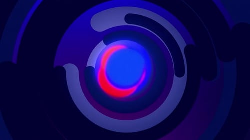 Modern Abstract Circles Logo Reveal Intro