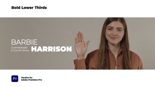 Clean Professional Lower Thirds for Interviews and Broadcasts