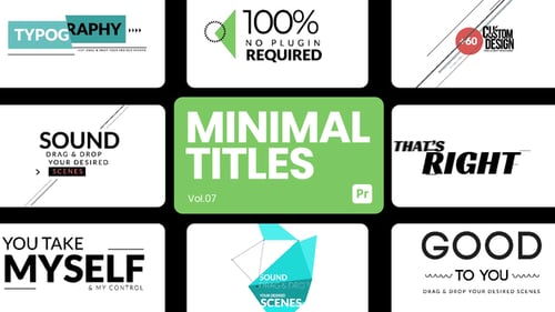 Minimal Titles 07 for Premiere Pro