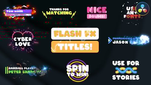 Flash FX Titles | DaVinci Resolve