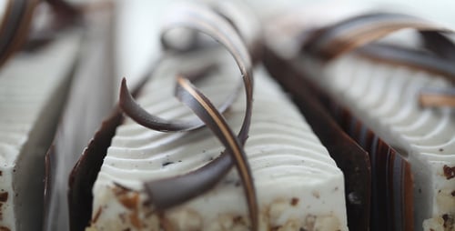 Rotating Cakes On A Serving Platter 2