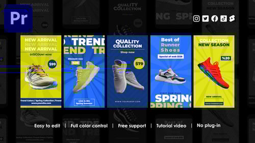 Modern Social Media Product Story Templates