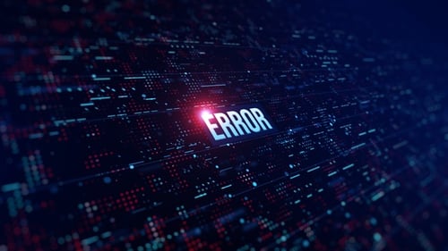 Erro de fundo digital