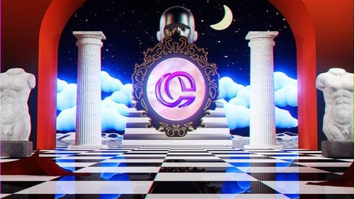 Cinematic Surreal Logo Reveal in a Dreamlike Setting