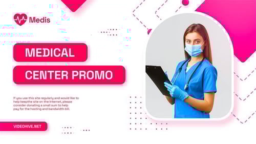 Medical Service Center Promotion with Clean Design