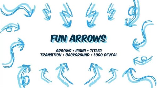 Fun Arrows - Pacote desenhado à mão