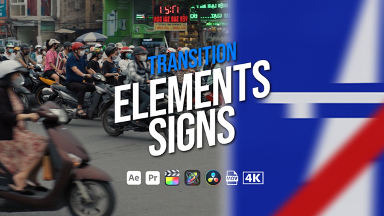 Transition Elements Signs, Elements ft. blogger & cinematic - Envato