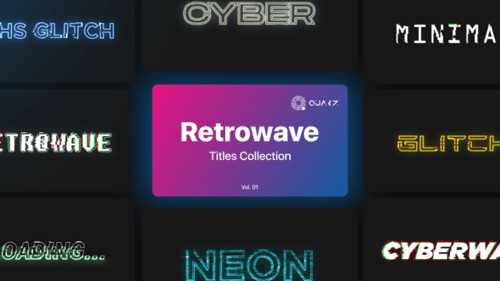 Retrowave Motion Titles Vol. 01