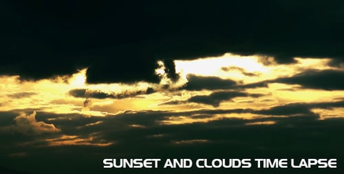 Dramatic Clouds and Golden Light at Sunrise