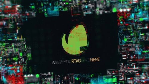 Digital Technology Logo Reveal