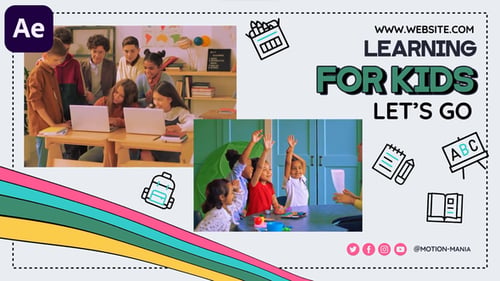 Promoción educativa para niños