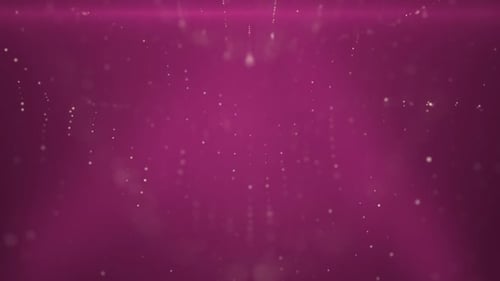 Elegant Sparkling Particles Magenta Background Animation