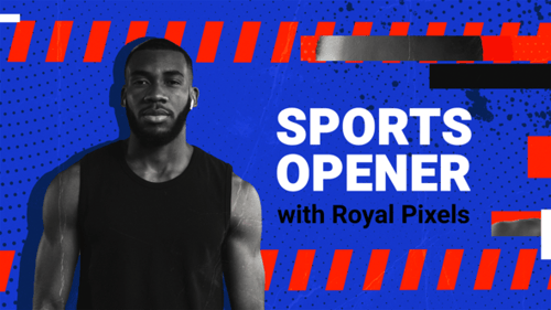 Dynamic Fitness Podcast Intro with Pixel Retro Style