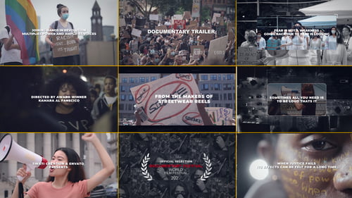 Documentary Minimal, Video Displays ft. documentary & news heading - Envato