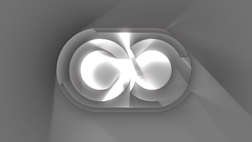 Clean 3D Light Reveal Logo Intro