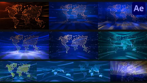 Backgrounds For News for After Effects