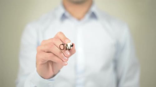 Writing Online Banking on Transparent Surface