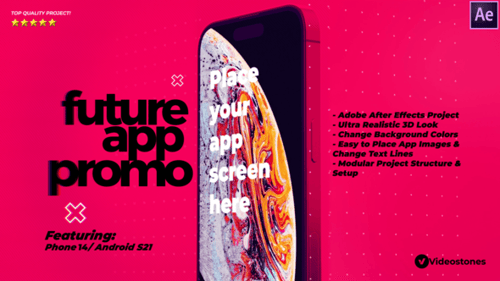 Future App Promo - App Demo Video for Phone 14 - Phone 15