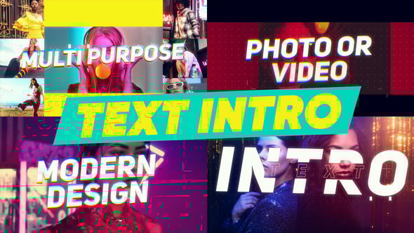 Text Intro, Openers ft. title text & text animation intro - Envato