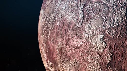 4K Makemake Planet mit Epic Sun