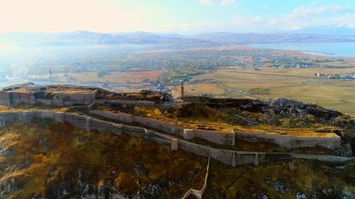Historische osmanische Burg, Stadt Van in der Türkei.