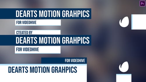 Elegant Lower Third Premiere Pro
