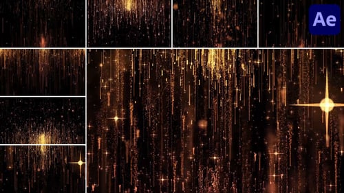 Gold Backgrounds for After Effects