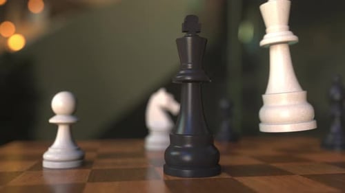 Schachmatt oder Kumpel im Schachspiel