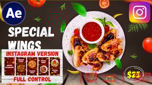 Food Promo Menu Spring || Food Promo Stories Instagram Version