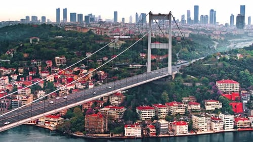 Blick auf den Bosporus Istanbul