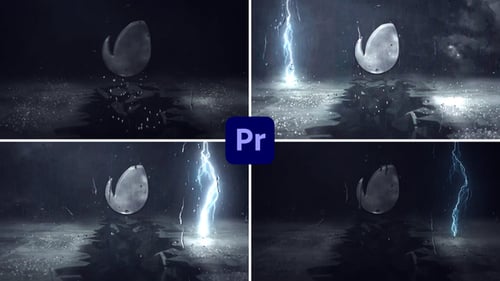 Epic Ground Destruction Text Logo Opener