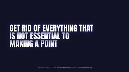 Kinetic Text Animation