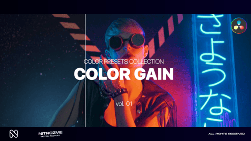 Color Gain LUT Collection Vol. 01 for DaVinci Resolve