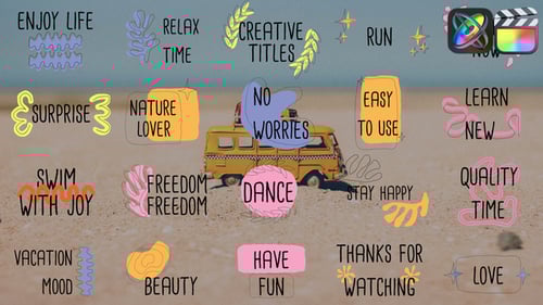 Sketch Book Titles for FCPX