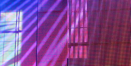 Bright Light Beams with Screen Display