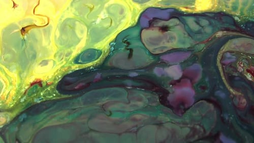 Abstract Pigment Paint Mixture Texture 8