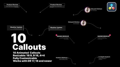 Davinci Resolve Callouts