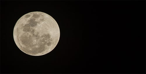 560 mm Vollmond-Zeitraffer — 3K-Auflösung