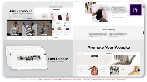 Modern Website Promotion Presentation Template