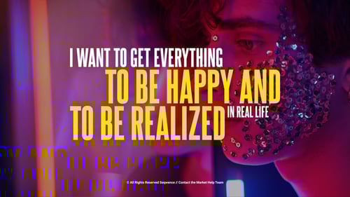 Modern Kinetic Typography Text Animation with Dynamic Particle Trails