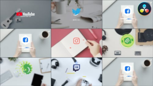 Clean Social Media Logo Reveal Pack