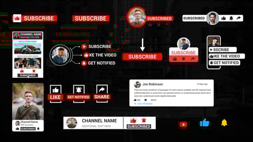 Youtube Notification Pack