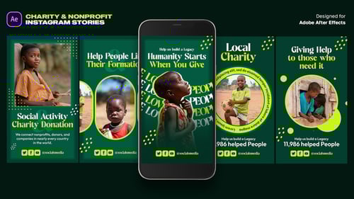 Animated Social Media Stories for Charity and Nonprofit Campaigns