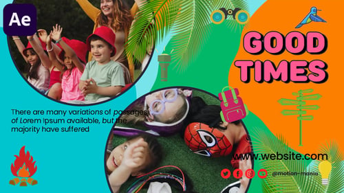 Promoción de campamento de verano