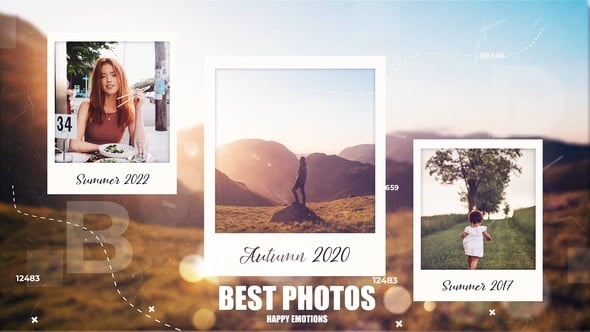 Dynamic Photo Slideshow with Elegant Polaroid Transitions, Video ...